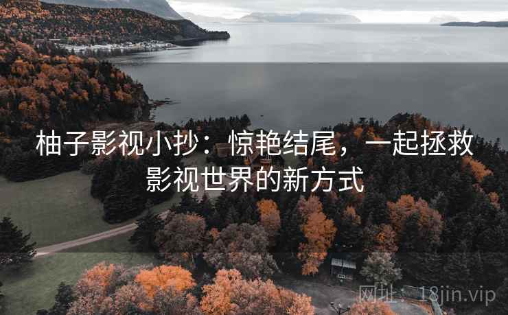 柚子影视小抄：惊艳结尾，一起拯救影视世界的新方式